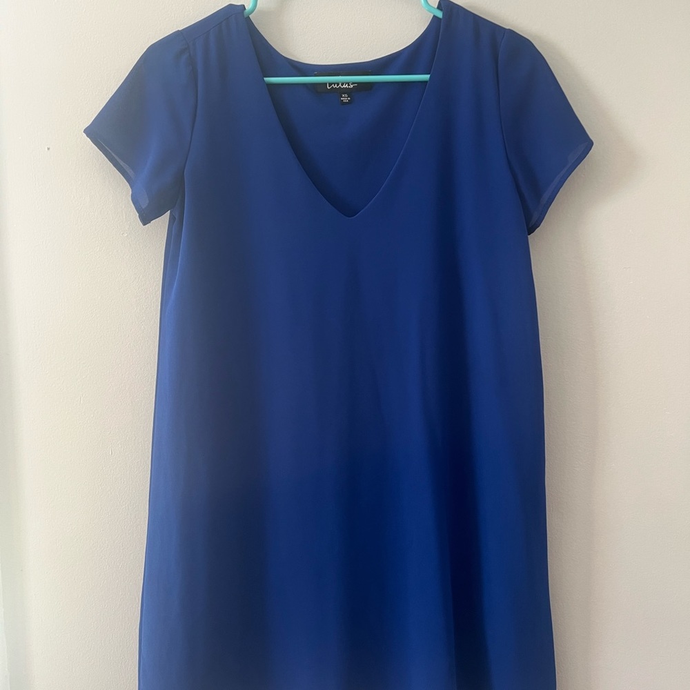Lulu’s blue t-shirt dress